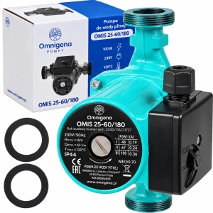 Pompa obiegowa OMNIGENA OMIS 25/60 180 mm – 3-biegowa, do C.O. i instalacji solarnych