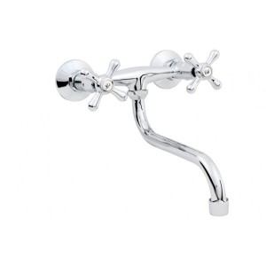 Bateria zlewozmywakowa ścienna RETRO Hydroland