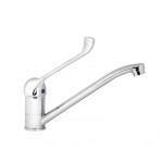 Bateria zlewozmywakowa 1-otworowa z uchwytem łokciowym ATUT Hydroland