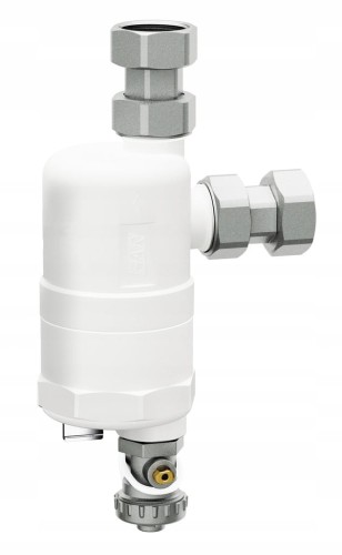 Kompaktowy kątowy separator zanieczyszczeń AFRISO FAR 401