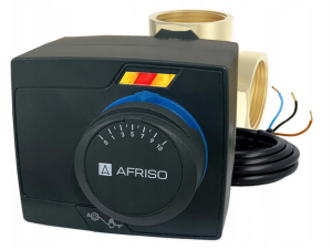 Siłownik AFRISO ARM 343 + 4-drogowy zawór 3/4"