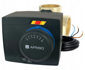 Siłownik AFRISO ARM +4-drogowy zawór 6/4",  obrotowy, mieszający