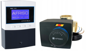 Siłownik ARM343+ regulator BWC+zawór 1" 4-drogowy mieszający, obrotowy