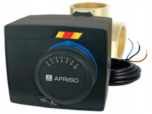 Siłownik ARM 343 AFRISO + 3-drogowy zawór 2",  obrotowy,  mieszający 