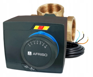  Siłownik ARM+4 drogowy zawór 6/4" ARV486 AFRISO obrotowy, mieszający