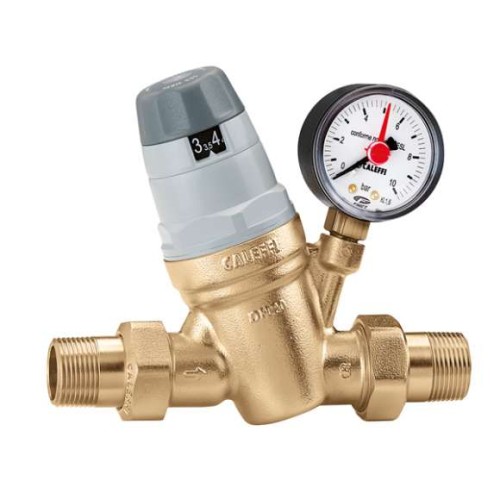 Regulator ciśnienia z manometrem oraz wymiennym wkładem 3/4" CALEFFI