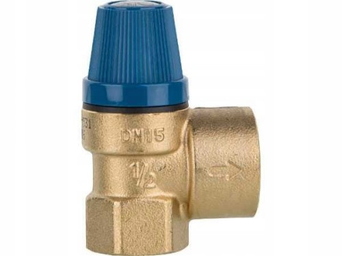 Zawór bezpieczeństwa. Przyłącza z gwintem wewnętrznym, 1/2″ - 3/4″ CALEFFI