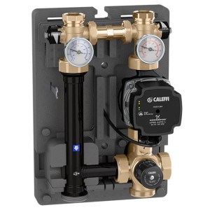 Grupa pompowa z  zaworem mieszającym CALEFFI pompa GRUNDFOS