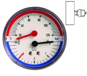 Termomanometr TM 80 AFRISO ax fi80 mm