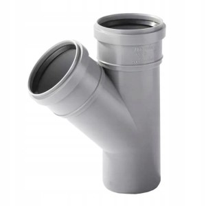 KW PP Trójnik kanalizacyjny SZ 50/50 45° Comfort